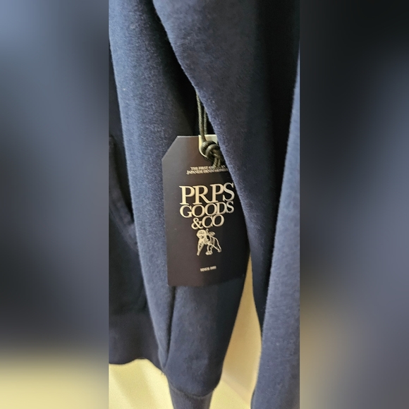 Prps Goods Japan Men's Hoodie Navy Blue Size Small Rare - Picture 7 of 10